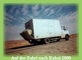 Auf der Fahrt nach Kabul 2000